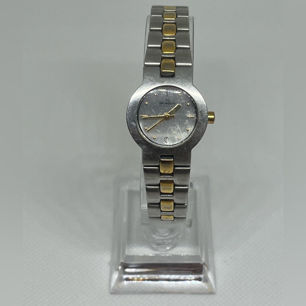 Ladies Skagen two tone watch